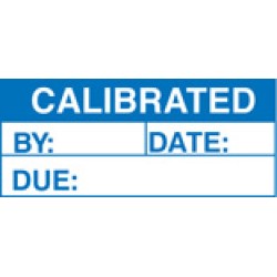 Calibrated (Roll of 100 Labels) - TESTTTTT!!!!! 