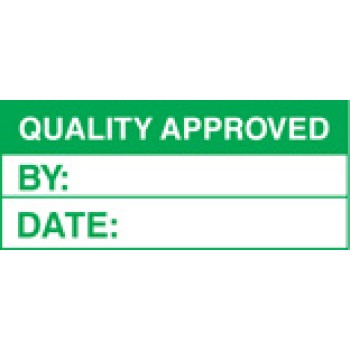 Quality Approved (Roll of 100 Labels) - TESTTTTT!!!!! 