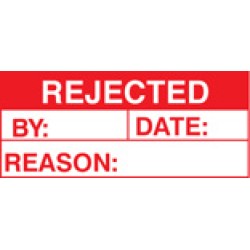 Rejected (Roll of 100 Labels) - TESTTTTT!!!!! 