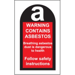 Contains Asbestos (Roll of 100 Labels) - TESTTTTT!!!!! 