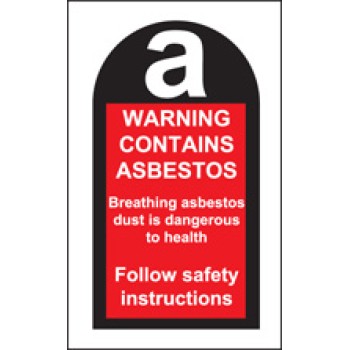 Contains Asbestos (Roll of 100 Labels) - TESTTTTT!!!!! Contains Asbestos (Roll of 100 Labels) - TESTTTTT!!!!!