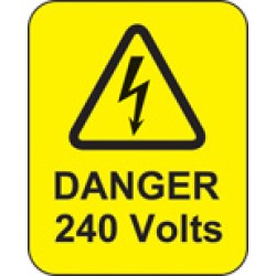 Danger - 240 Volts - Labels - TESTTTTT!!!!! Danger - 240 Volts - Labels - TESTTTTT!!!!!