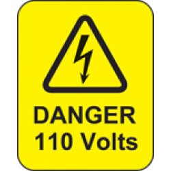 Danger - 110 Volts - Labels - TESTTTTT!!!!! Danger - 110 Volts - Labels - TESTTTTT!!!!!