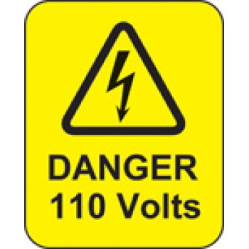 Danger - 110 Volts - Labels - TESTTTTT!!!!! Danger - 110 Volts - Labels - TESTTTTT!!!!!