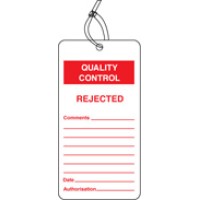 Quality Control Tag - Rejected (Pack of 10) - TESTTTTT!!!!! Quality Control Tag - Rejected (Pack of 10) - TESTTTTT!!!!!