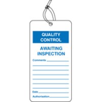 Quality Control Tag - Awaiting Inspection (Pack of 10) - TESTTTTT!!!!! Quality Control Tag - Awaiting Inspection (Pack of 10) - TESTTTTT!!!!!