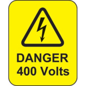 Danger - 400 Volts - Labels - TESTTTTT!!!!! 
