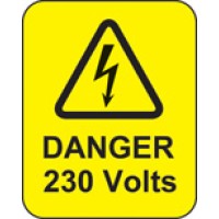 Danger - 230 Volts Labels - TESTTTTT!!!!! Danger - 230 Volts Labels - TESTTTTT!!!!!