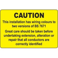 This Installation Has Wiring Colours Labels (Roll of 100) - TESTTTTT!!!!! This Installation Has Wiring Colours Labels (Roll of 100) - TESTTTTT!!!!!