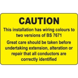 This Installation Has Wiring Colours Labels (Roll of 100) - TESTTTTT!!!!! This Installation Has Wiring Colours Labels (Roll of 100) - TESTTTTT!!!!!