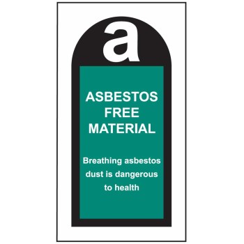 Asbestos Free Material Labels Asbestos Free Material Labels
