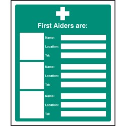 First Aiders Are (Space for 3) - TESTTTTT!!!!! First Aiders Are (Space for 3) - TESTTTTT!!!!!