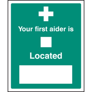Your First Aider Is - TESTTTTT!!!!! 
