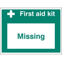 First Aid Kit Missing First Aid Kit Missing