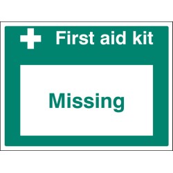 First Aid Kit Missing First Aid Kit Missing