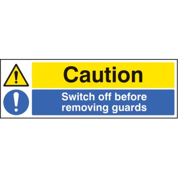 Caution - Switch Off Before Removing Guards - TESTTTTT!!!!! 