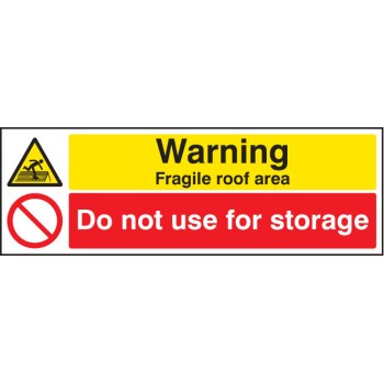 Warning - Fragile Roof Area - Do Not Use for Storage - TESTTTTT!!!!! 