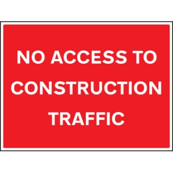No Access to Construction Traffic - TESTTTTT!!!!! 