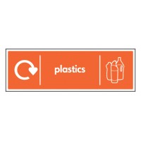 Plastics - WRAP Recycling Sign Plastics - WRAP Recycling Sign