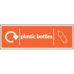 Plastic Bottles - WRAP Recycling Sign Plastic Bottles - WRAP Recycling Sign
