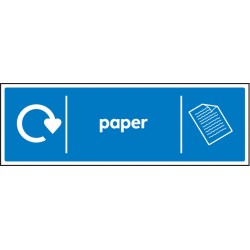 Paper - WRAP Recycling Sign Paper - WRAP Recycling Sign