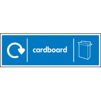 Cardboard - WRAP Recycling Sign Cardboard - WRAP Recycling Sign