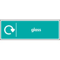 Glass - WRAP Recycling Sign Glass - WRAP Recycling Sign