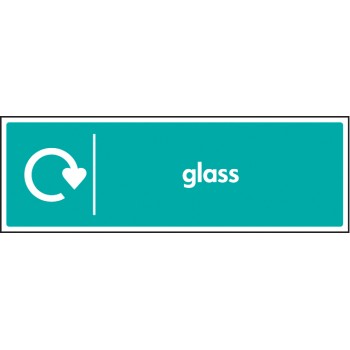 Glass - WRAP Recycling Sign Glass - WRAP Recycling Sign