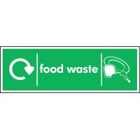 Food Waste - WRAP Recycling Sign Food Waste - WRAP Recycling Sign