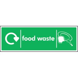 Food Waste - WRAP Recycling Sign Food Waste - WRAP Recycling Sign