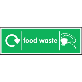 Food Waste - WRAP Recycling Sign Food Waste - WRAP Recycling Sign