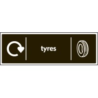 Tyres - WRAP Recycling Sign Tyres - WRAP Recycling Sign