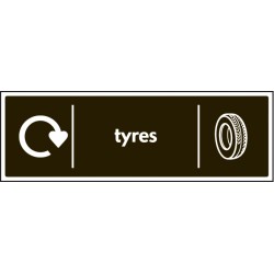Tyres - WRAP Recycling Sign Tyres - WRAP Recycling Sign