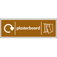 Plasterboard - WRAP Recycling Sign Plasterboard - WRAP Recycling Sign