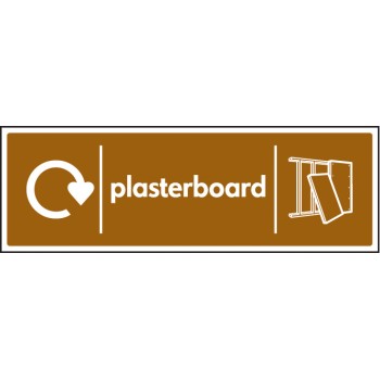 Plasterboard - WRAP Recycling Sign Plasterboard - WRAP Recycling Sign
