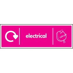 Electrical - WRAP Recycling Sign Electrical - WRAP Recycling Sign