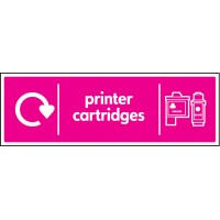 Printer Cartridges - WRAP Recycling Sign Printer Cartridges - WRAP Recycling Sign