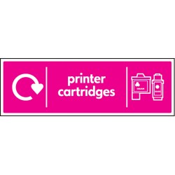 Printer Cartridges - WRAP Recycling Sign Printer Cartridges - WRAP Recycling Sign