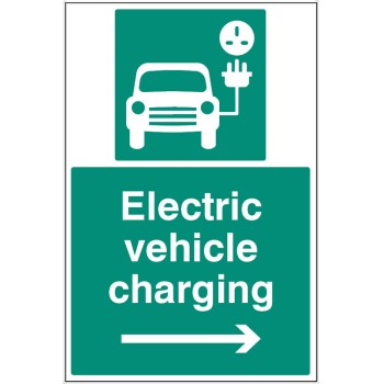 Electric Vehicle Charging Point - Right Arrow Electric Vehicle Charging Point - Right Arrow