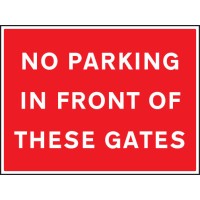 No Parking in Front of these Gates - TESTTTTT!!!!! 