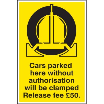 Cars Parked Here without Authorisation will be Clamped - Release Fee £50 - TESTTTTT!!!!! Cars Parked Here without Authorisation will be Clamped - Release Fee £50 - TESTTTTT!!!!!
