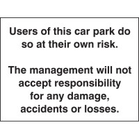 Users of this Car Park Do So At Own Risk - TESTTTTT!!!!! Users of this Car Park Do So At Own Risk - TESTTTTT!!!!!