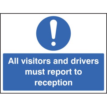 All Visitors Must Report to Reception - TESTTTTT!!!!! 