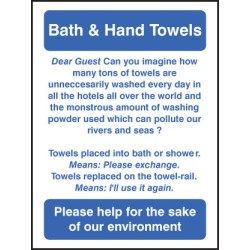 Bath & Hand Towels - Reuse or Replace - TESTTTTT!!!!! Bath & Hand Towels - Reuse or Replace - TESTTTTT!!!!!