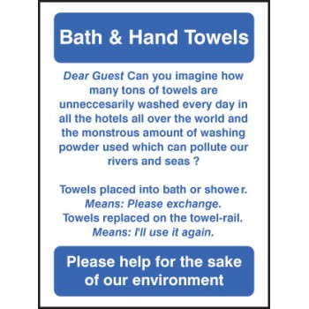 Bath & Hand Towels - Reuse or Replace - TESTTTTT!!!!! Bath & Hand Towels - Reuse or Replace - TESTTTTT!!!!!