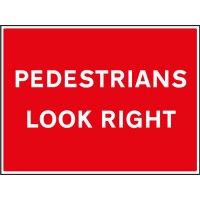 Pedestrians Look Right Pedestrians Look Right