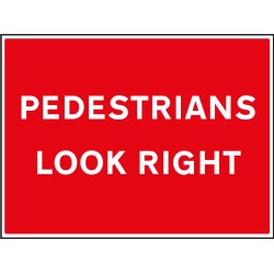 Pedestrians Look Right Pedestrians Look Right
