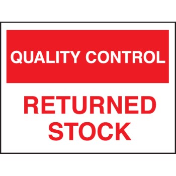 Quality Control - Returned Stock - TESTTTTT!!!!! 